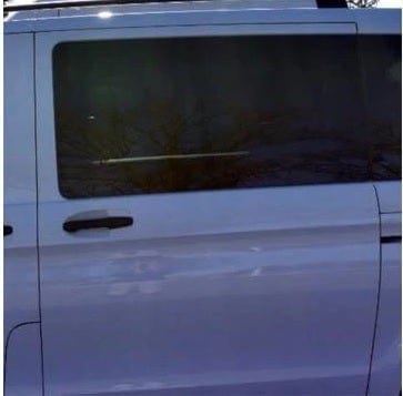 AM Auto Mercedes Metris 2015+ Driver Side Sliding Door Fixed Window Replacement (MV15 LS1 P) - Perfect for Van Upgrades & Commercial Vehicle Maintenance