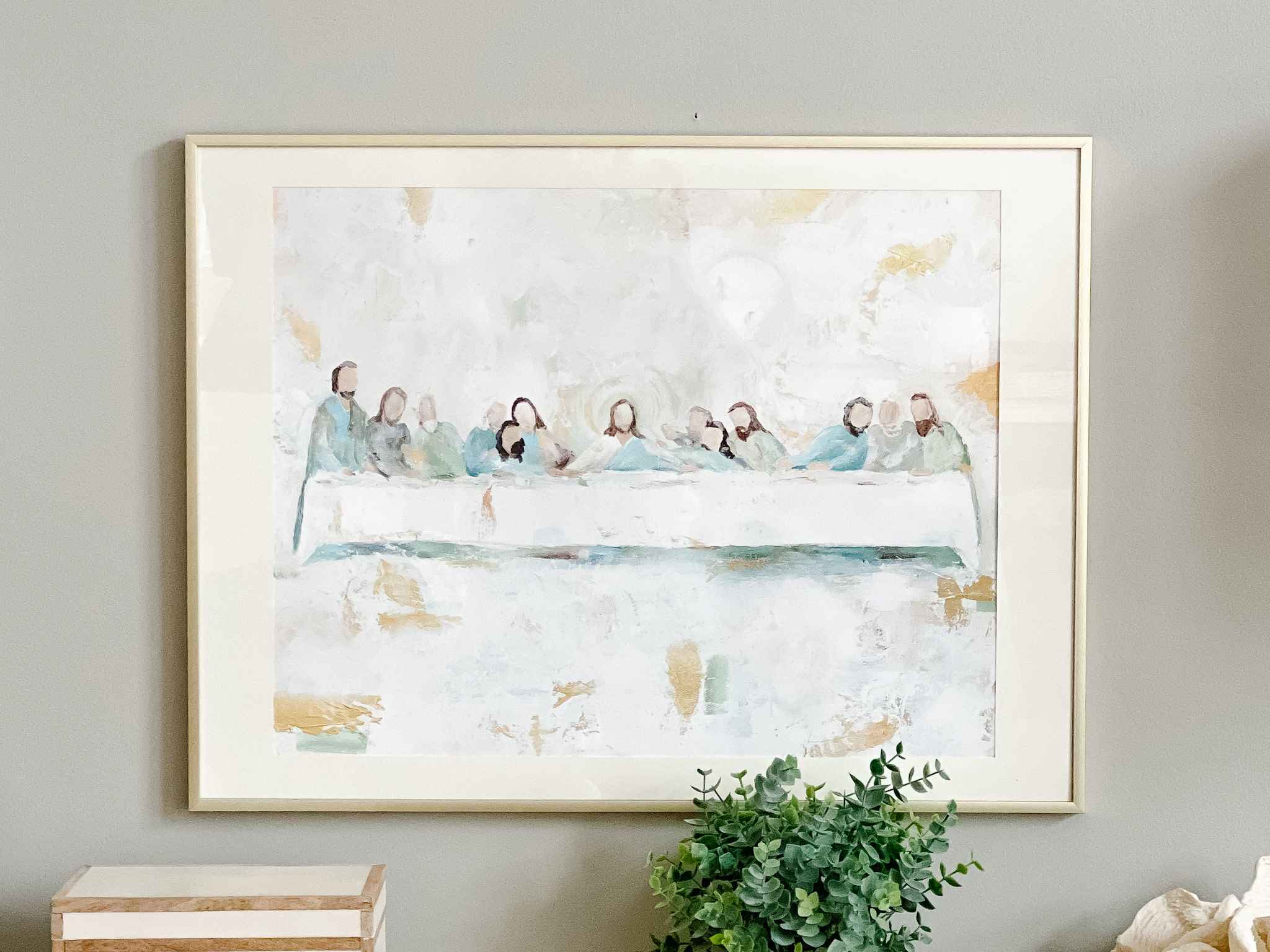 The Last Supper Wall Art Print - High Quality Jesus Christ Religious Painting for Home Decor, Church, and Office - Perfect for Living Room, Bedroom, and Gifts