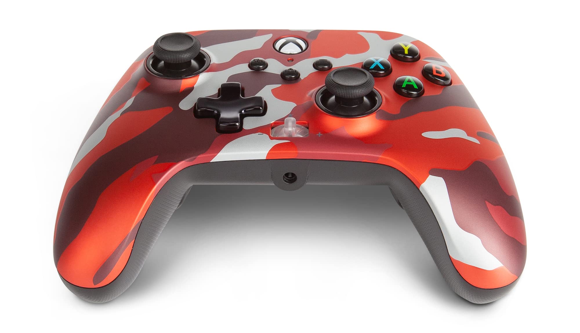 PowerA Enhanced Wired Controller for Xbox Series X|S - Metallic Red Camo | Xbox One & Series X/S Compatible Gamepad | Ergonomic Design for Long Gaming Sessions | Perfect for FPS, Racing & Action Games