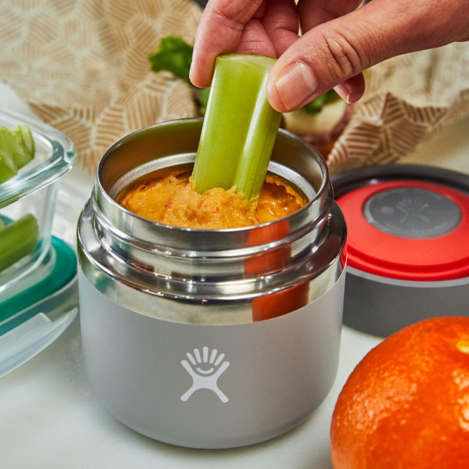 Hydro Flask Insulated Food Jar - 18oz Stainless Steel Vacuum Insulated Lunch Container for Hot & Cold Meals - Perfect for Work, School, Hiking & Travel