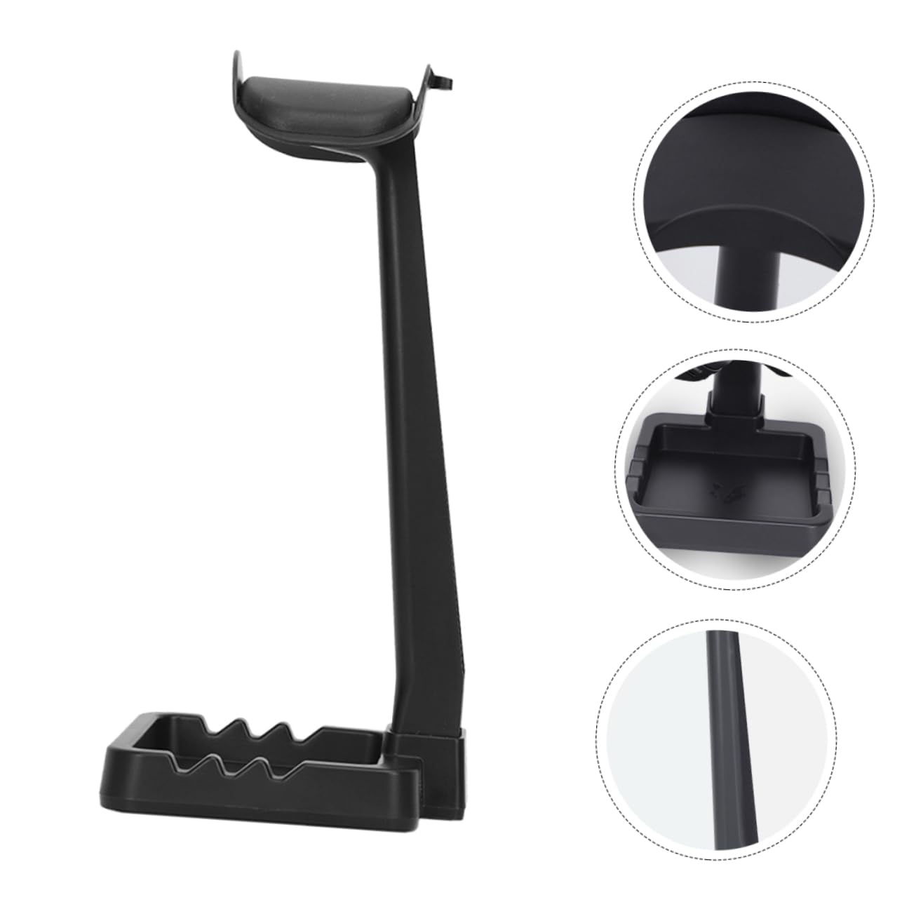 Cabilock 3-Pack Headphone Hanger Bracket - Adjustable Headset Stand for Computer Desk, Monitor Stand Accessory - Durable ABS Plastic - Perfect for Office, Gaming Setup & Home Workspace Organization