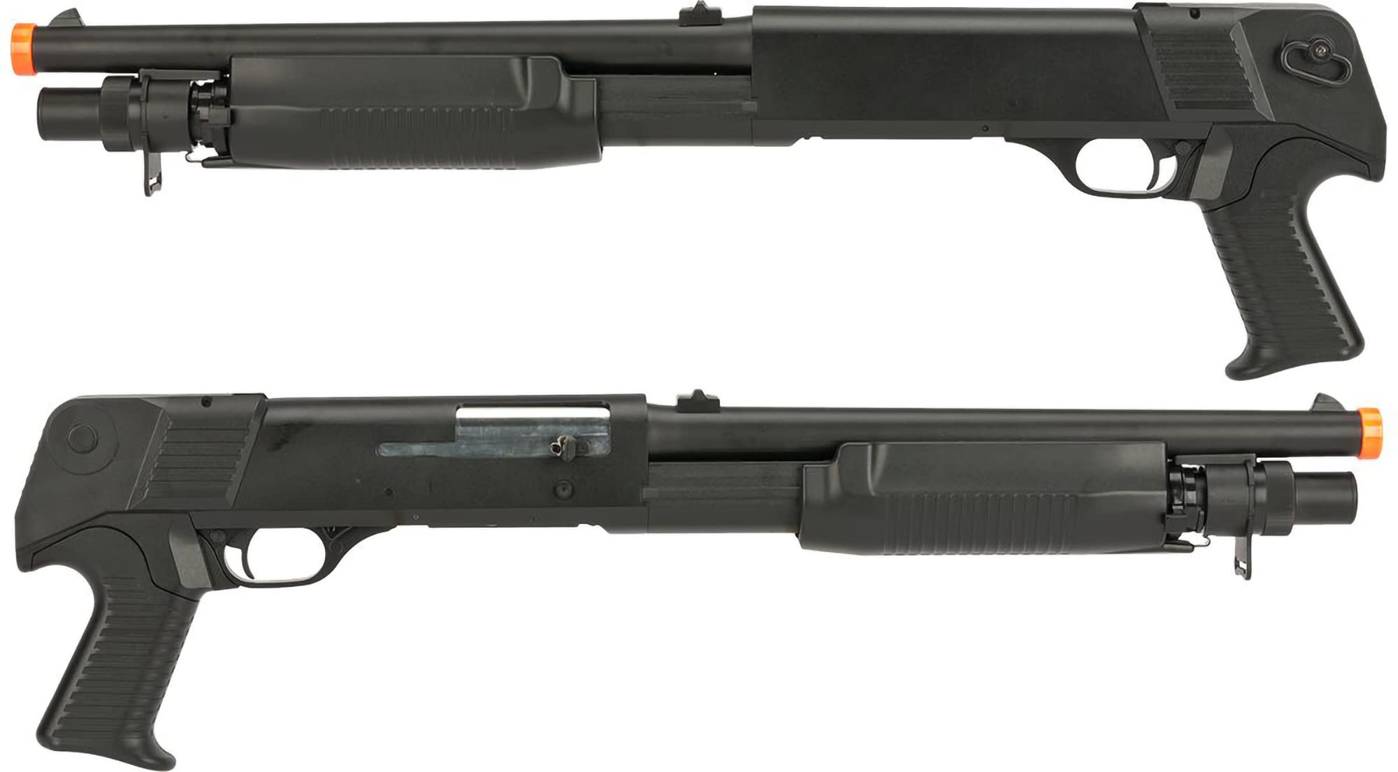 CYMA Sport M3 3-Round Burst Airsoft Shotgun with Multi-Shotshell Loading | Pistol Grip Design | Perfect for CQB, Backyard Battles & Airsoft Training