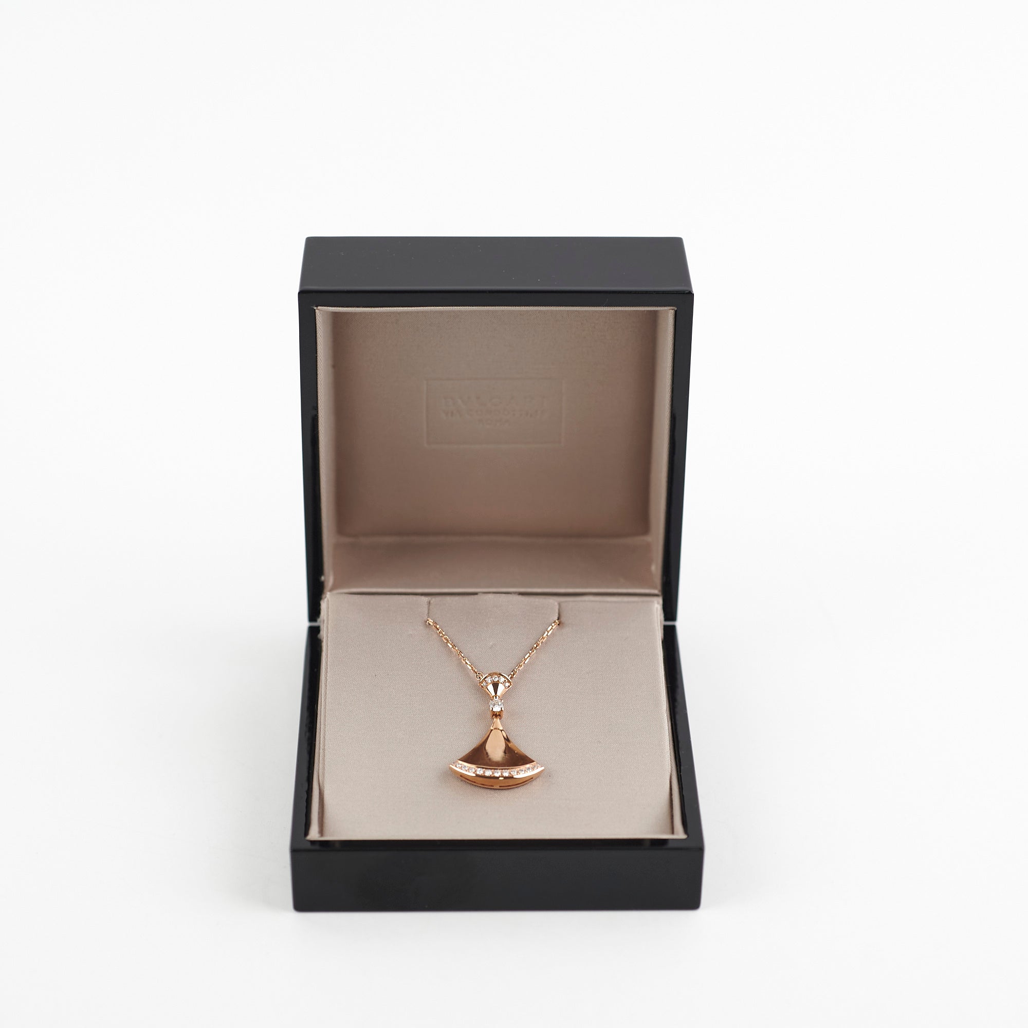Bvlgari Diva Rose Gold Diamond Necklace for Women - Luxury Jewelry Gift for Anniversary, Valentine's Day & Special Occasions