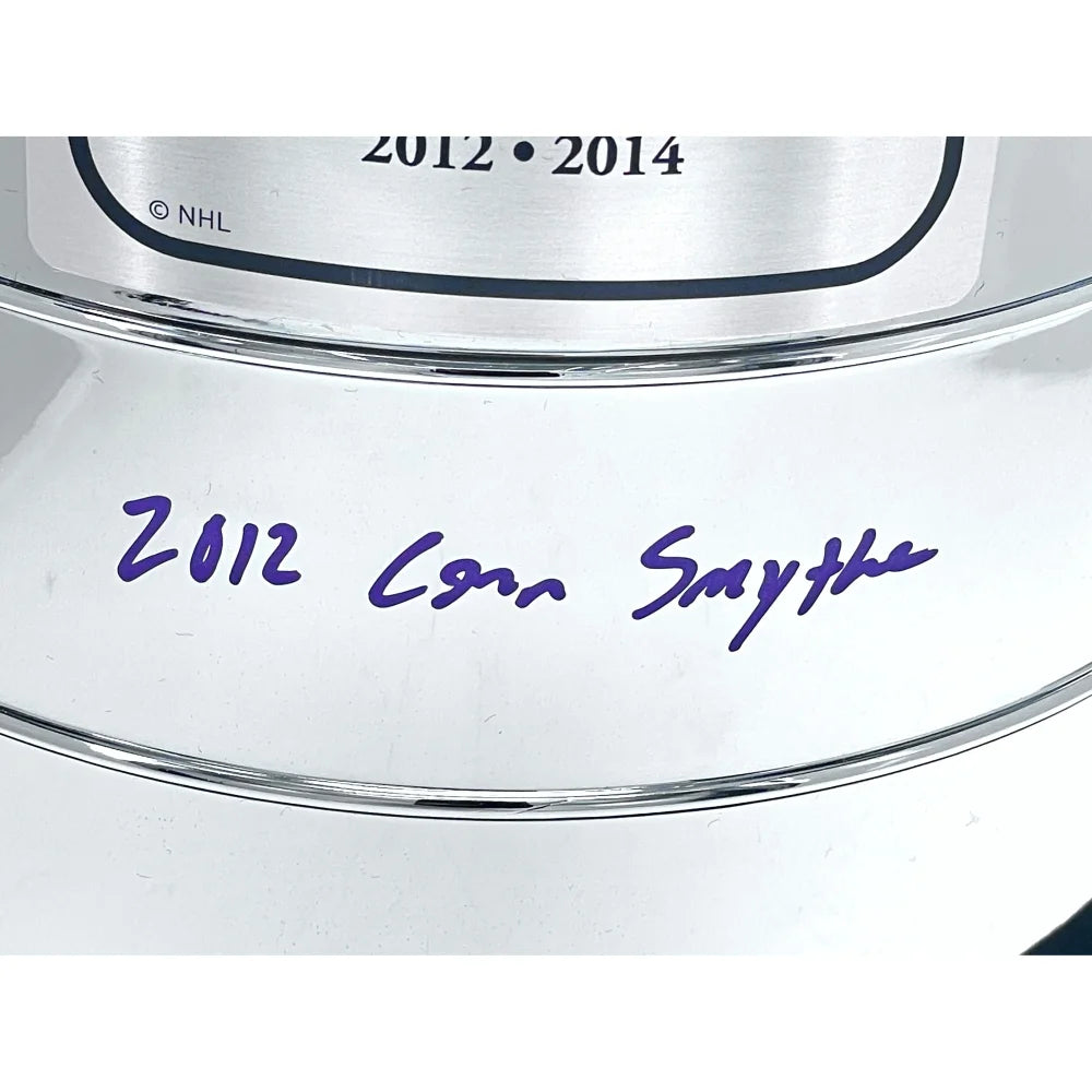 Jonathan Quick Autographed Stanley Cup Trophy #D/3 - LA Kings Signed Hockey Memorabilia with IGM COA - Perfect for Sports Collectors, Kings Fans & Hockey Enthusiasts