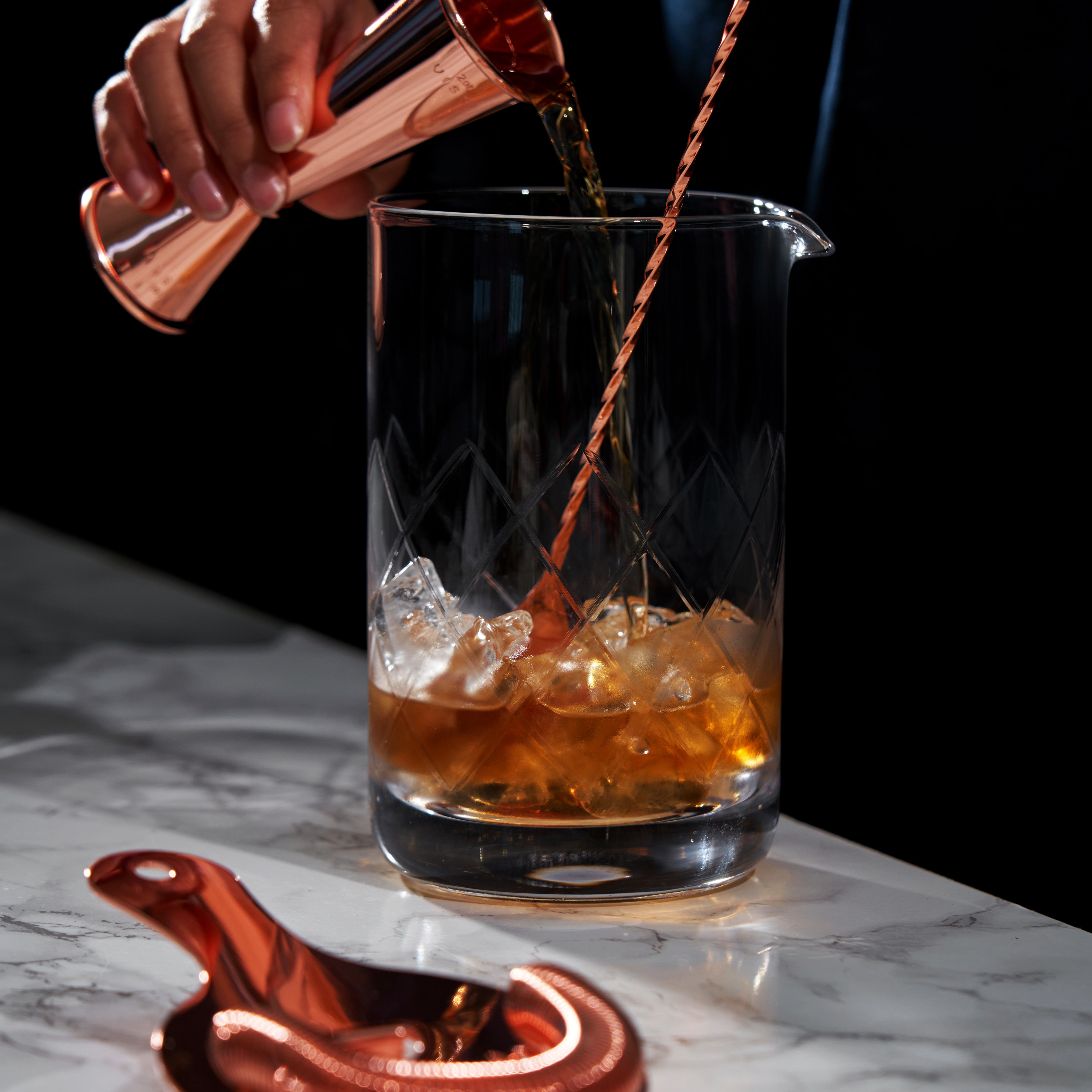 Premium 4-Piece Summit Barware Set - Cocktail Shaker, Jigger, Strainer & Spoon - Perfect for Home Bars, Mixology & Entertaining