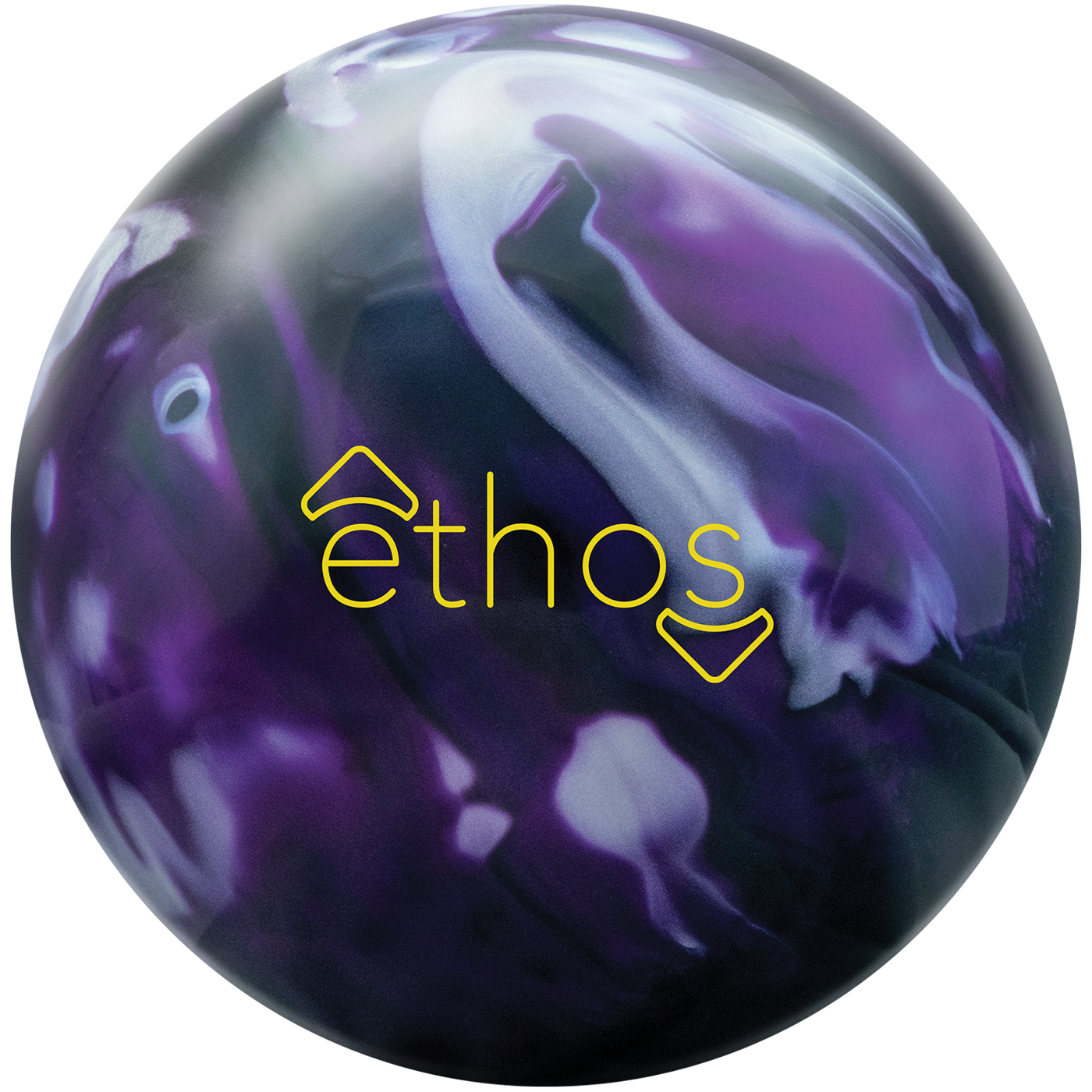Brunswick Ethos Hybrid Bowling Ball - High Performance Reactive Resin for Strikes & Spares | Perfect for League Play & Tournament Bowlers