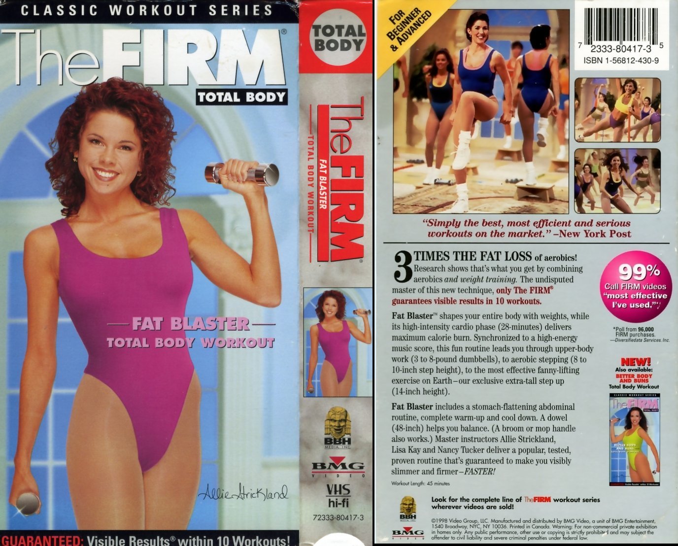 The Firm - Total Body Fat Blaster Workout DVD for Weight Loss & Toning | Home Fitness Exercise for Women & Men | Perfect for Beginners & Advanced