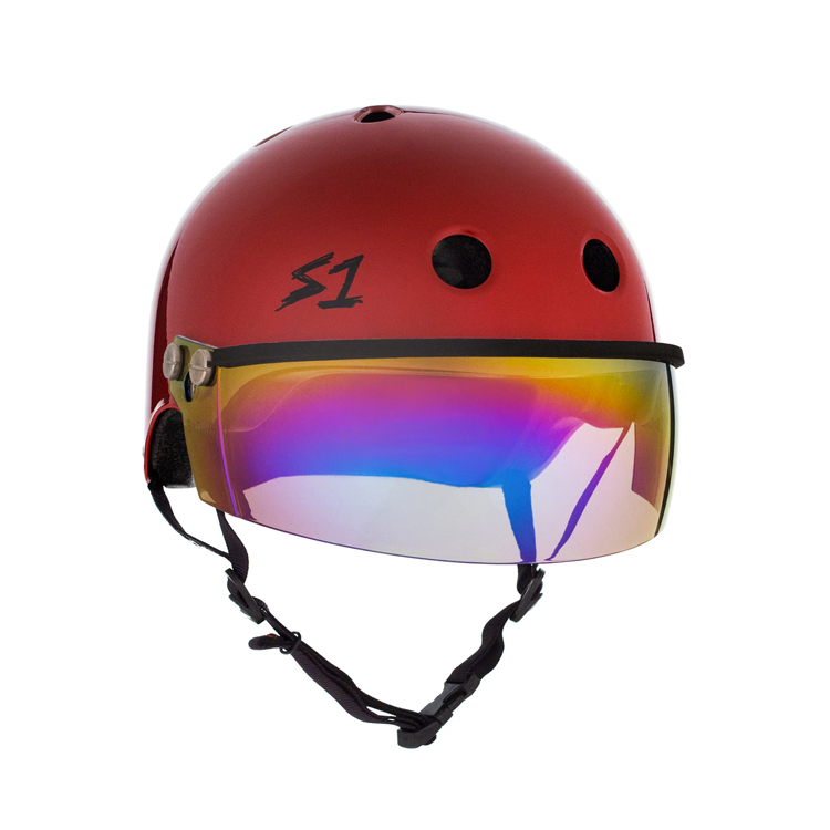 Lifer Motorcycle Helmet with Iridium Gradient Mirror Visor - Lightweight & Durable for Safe Riding - Perfect for Street Bikes, Cruisers & Commuting