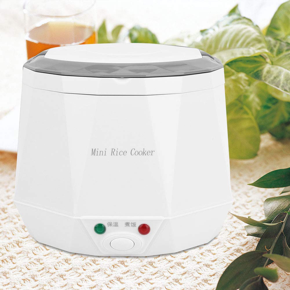 Omabeta 1.6L Mini Portable 12V Electric Rice Cooker - Multi-function Travel Rice Cooker for Car, Truck & RV with Cooking, Heating & Keep Warm Function - Perfect for Cooking Rice, Soup & Porridge on Road Trips, Camping & Outdoor Adventures