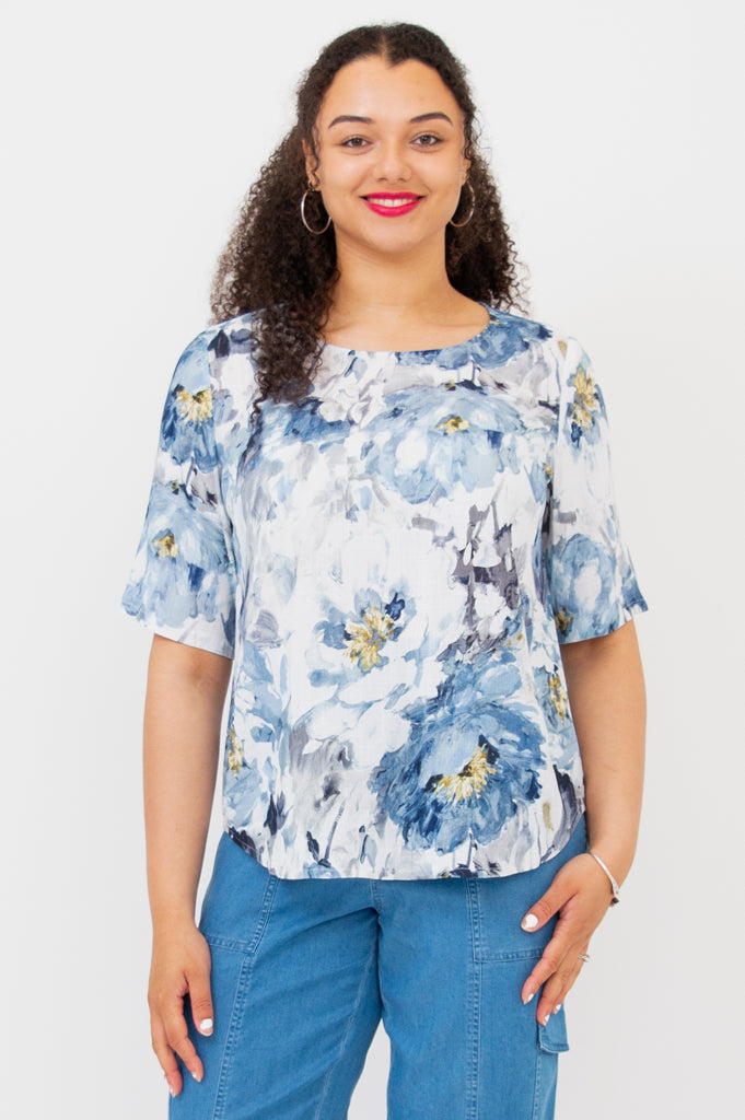 Liza Top - Stylish Muse Linen Bamboo Blouse for Women | Perfect for Summer Outfits, Casual Wear & Office Fashion