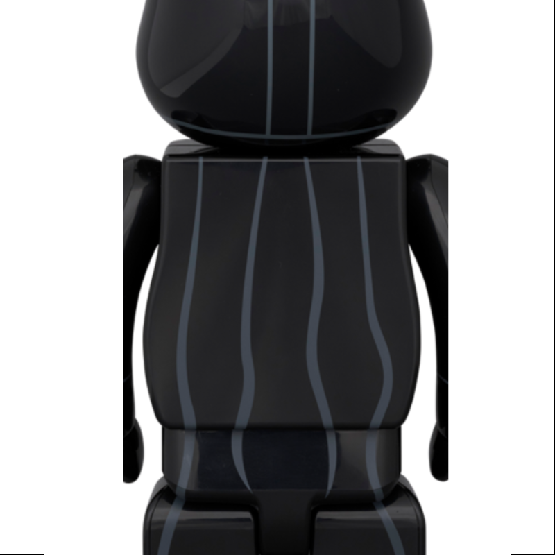 Bearbrick Darth Vader (TM) Damaged Version (Obi-Wan Kenobi Edition) 400% & 100% Be@rbrick Collectible Figure - 2023 Limited Edition Star Wars Merchandise for Display & Home Decor