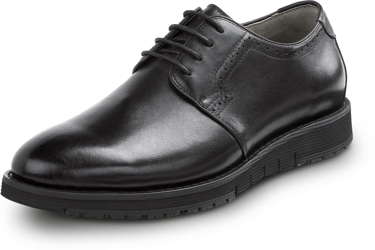 SR Max Beaufort Men's Slip-Resistant Soft Toe Dress Work Shoes - Comfortable & Durable for Office, Restaurant & Professional Work Environments