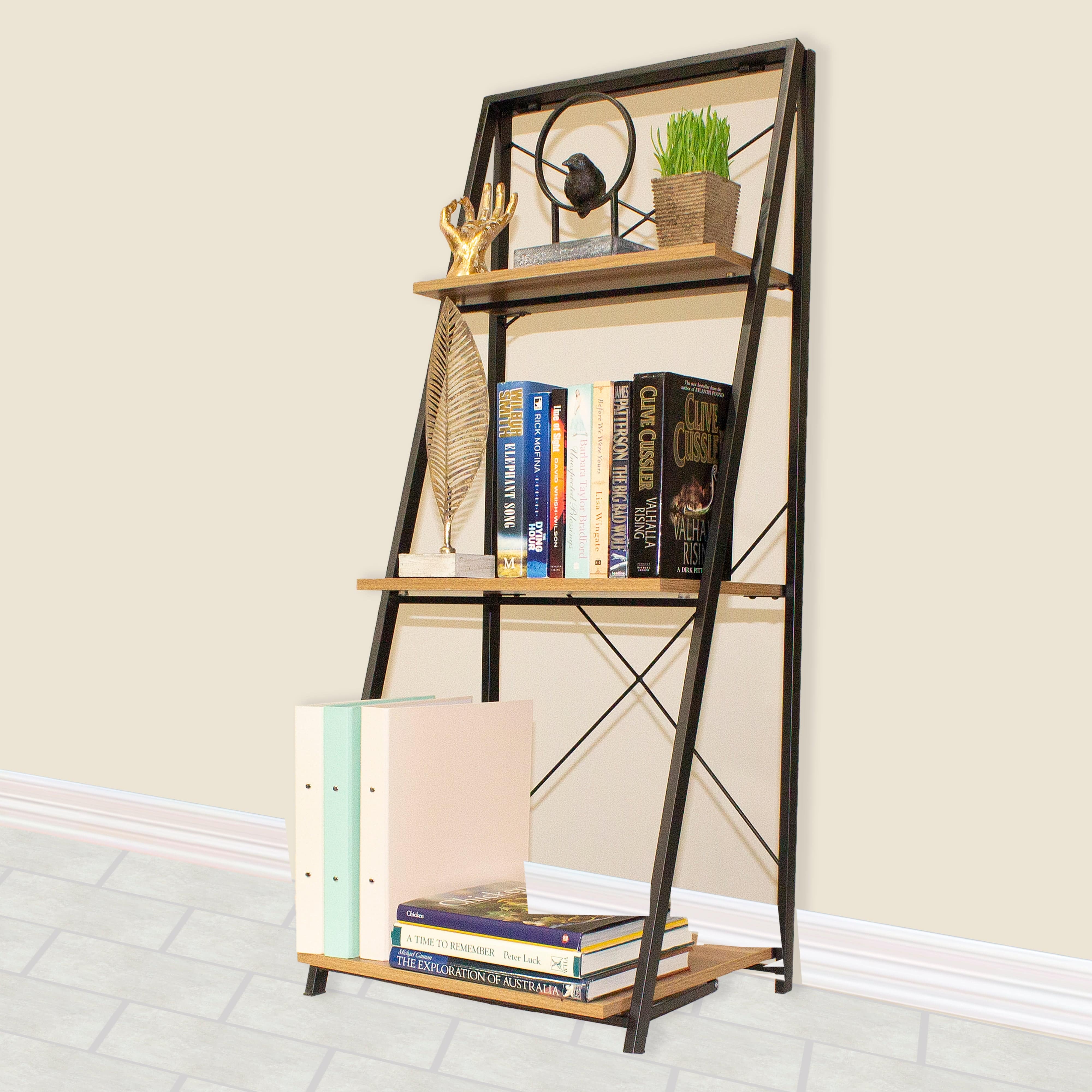 Urban Style™ Vinculum Bookcase - Modern Wooden Bookshelf for Home & Office Organization | Perfect for Living Room, Study, or Office Decor