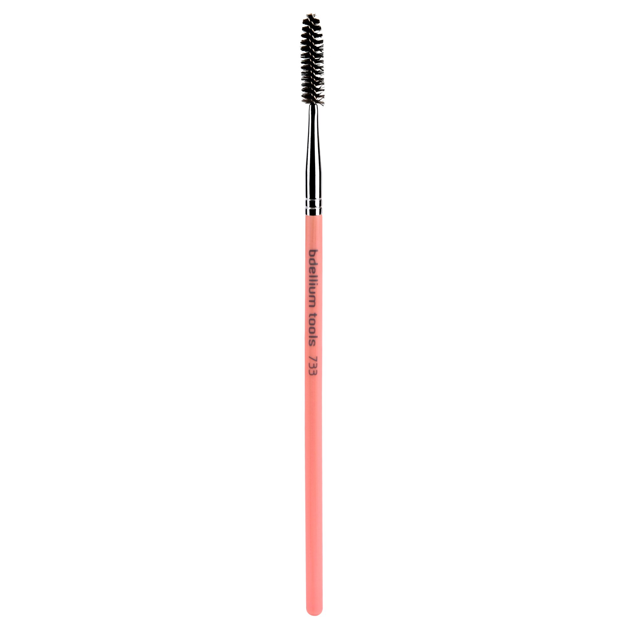 Bdellium Tools Professional Makeup Brush - Pink Bambu Series 733 Lash - Soft Synthetic Fiber Mascara Brush for Precise Application (Pink, 1 Piece) | Perfect for Salon, Home Makeup & Professional Makeup Artists