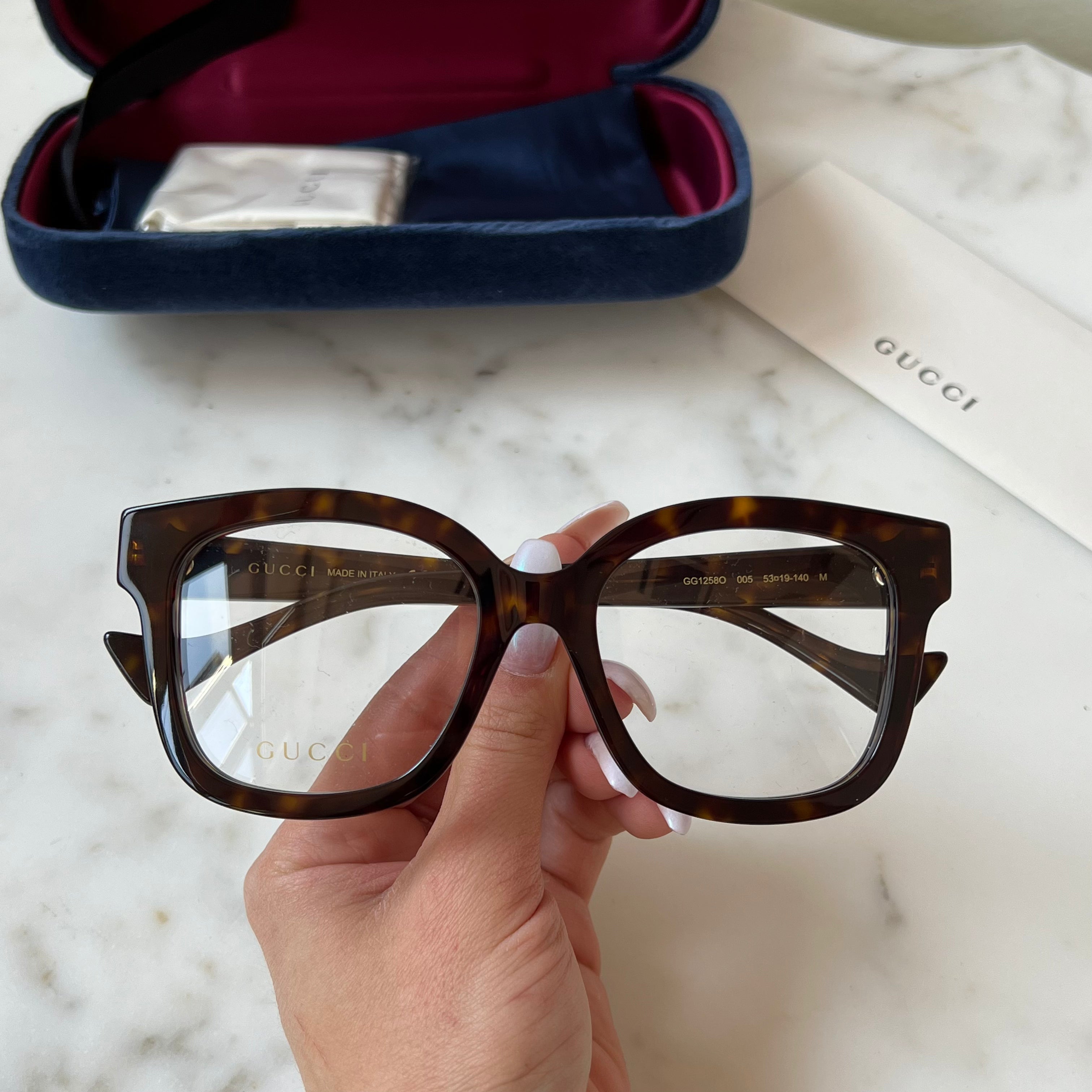 Gucci GG1258O Square Sunglasses in Dark Havana - Stylish & UV Protection for Outdoor Activities, Travel & Fashion