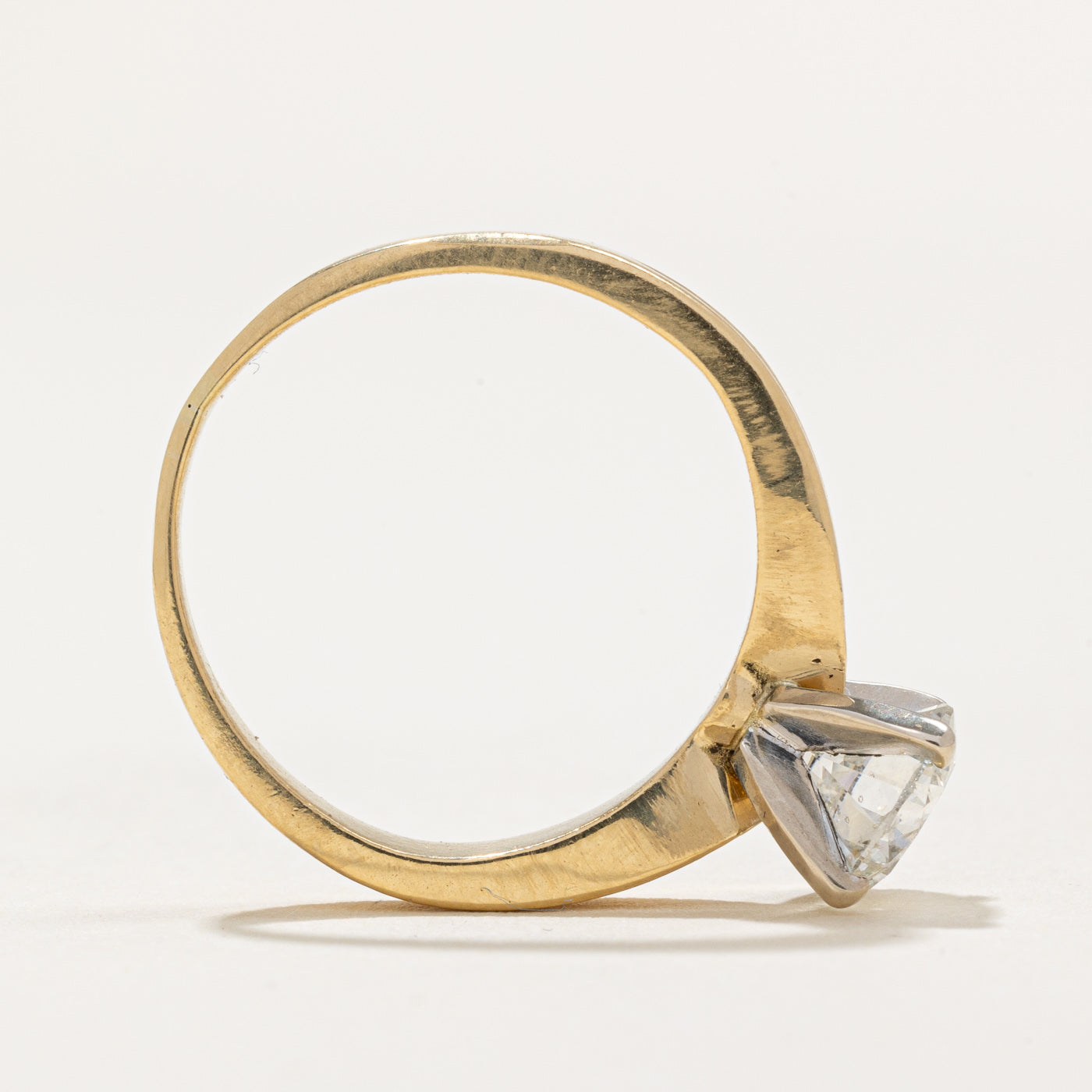 1.04ct Solitaire Diamond Engagement Ring - I1/I2 H/I Color, Size 5.75 - Perfect for Proposals, Anniversaries & Wedding Bands
