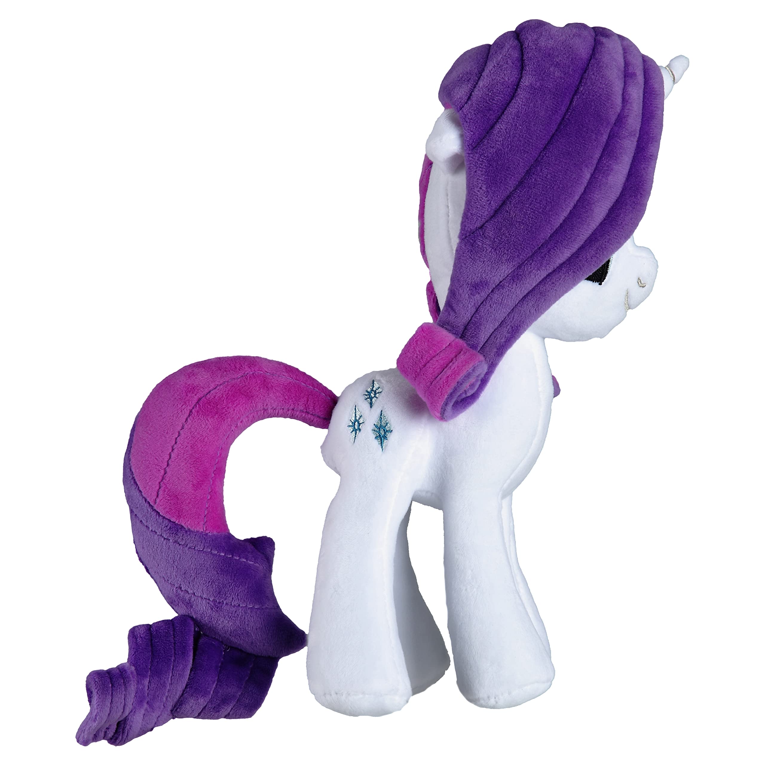 My Little Pony Rarity Plush Toy - Official Licensed Collectible, Soft & Cuddly Stuffed Animal for Kids & Adults - Perfect Gift for MLP Fans & Collectors (Ages 3+) - Great for Birthday Gifts, Room Decor & Cuddle Time