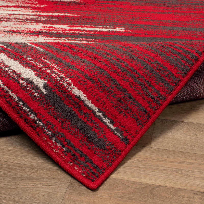 Goldman Abstract Ultra Modern Indoor Area Rug - Soft Non-Slip Living Room Carpet for Bedroom, Office & Home Decor