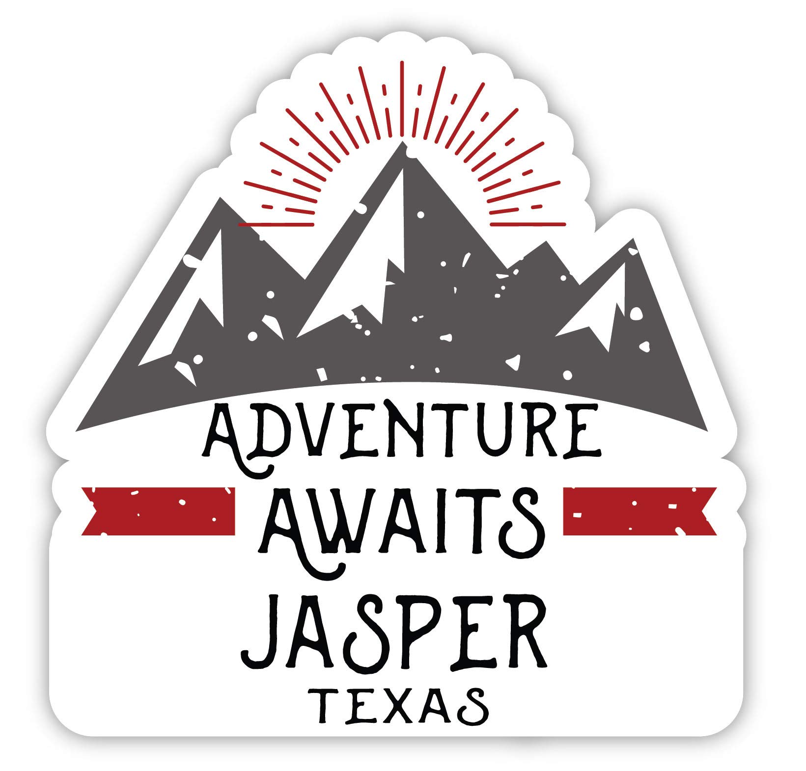 Jasper Texas Souvenir 4-Inch Fridge Magnet - Adventure Awaits Design - Perfect for Travel Memories, Souvenir Collecting & Home Decoration