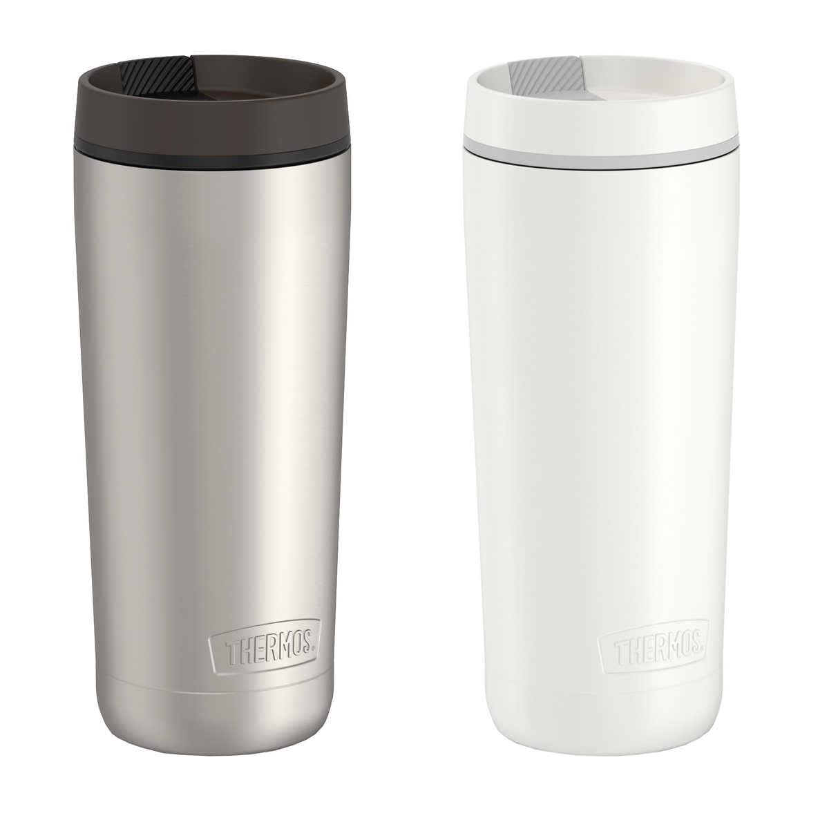 Thermos Guardian 2 Pack Travel Tumbler - 20oz Stainless Steel Vacuum Insulated Mug with Lid, Leakproof & Sweatproof - Perfect for Coffee, Tea & Cold Drinks on the Go, Office, Gym or Outdoor Adventures