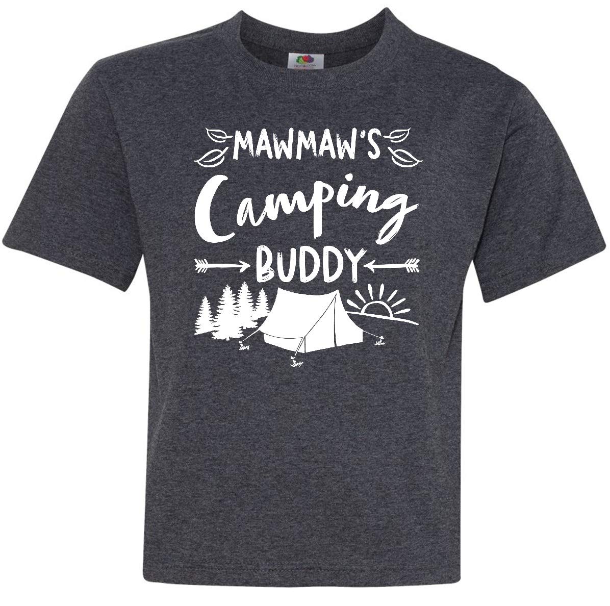 Inktastic Mawmaws Camping Buddy Youth T-Shirt - Cute Camping Graphic Tee for Kids | Perfect for Outdoor Adventures, Family Trips & Summer Camp
