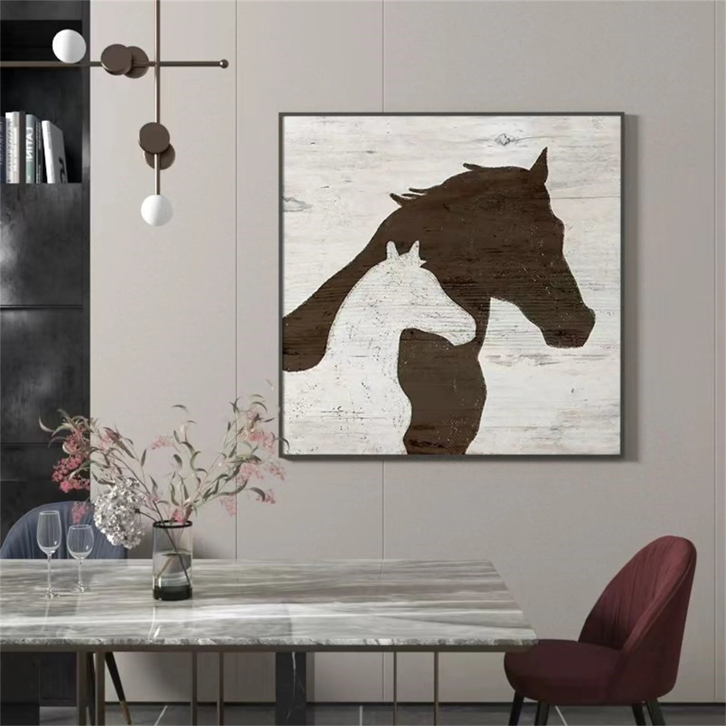 Animal Art Painting #AP028 - Handmade Canvas Wall Decor for Living Room, Bedroom & Office | Wildlife & Nature Inspired Artwork