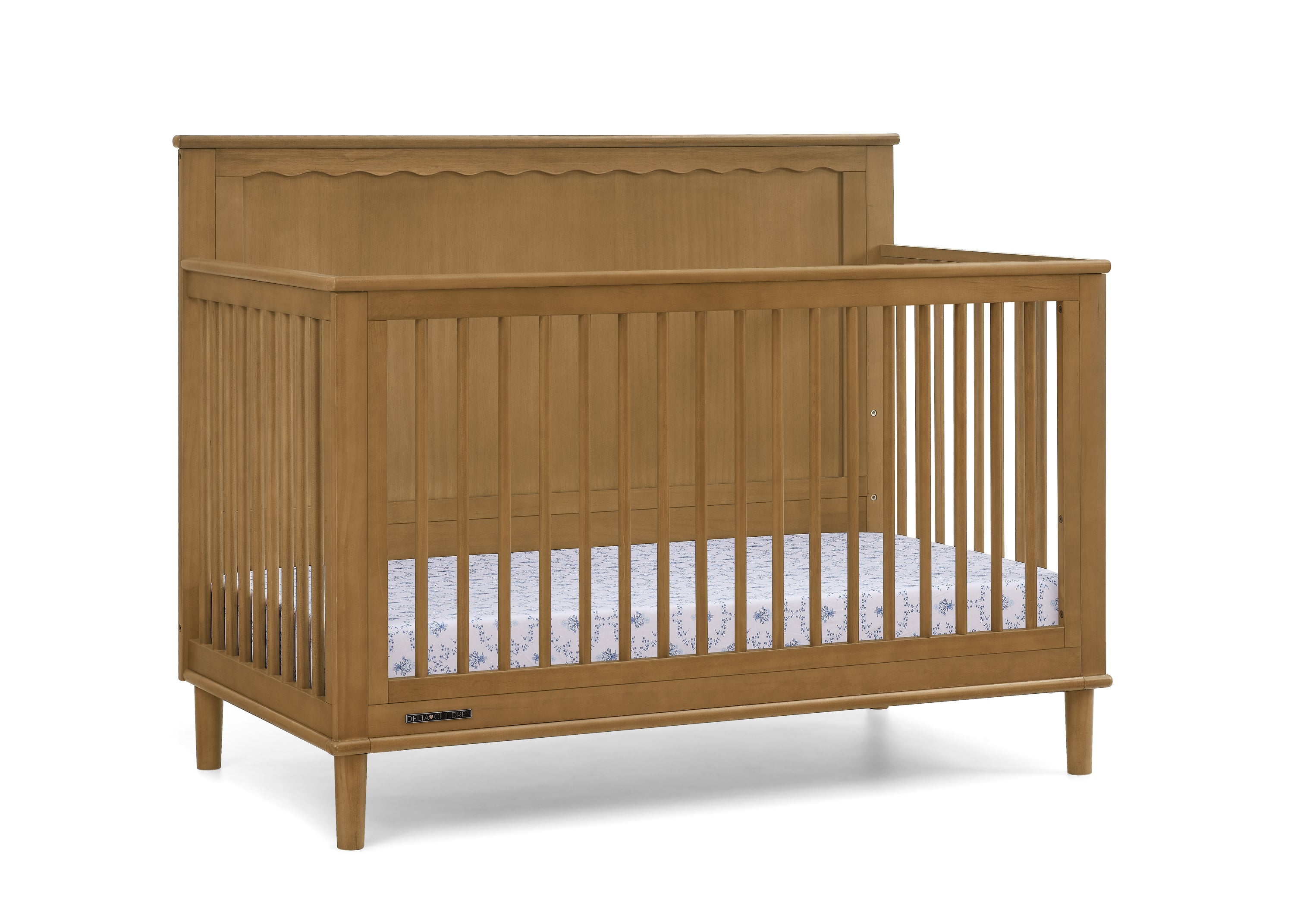 Penelope 6-in-1 Convertible Baby Crib - Toddler Bed, Daybed & Full-Size Bed - Safe Nursery Furniture for Boys & Girls - Perfect for Newborns to Teens Bedroom