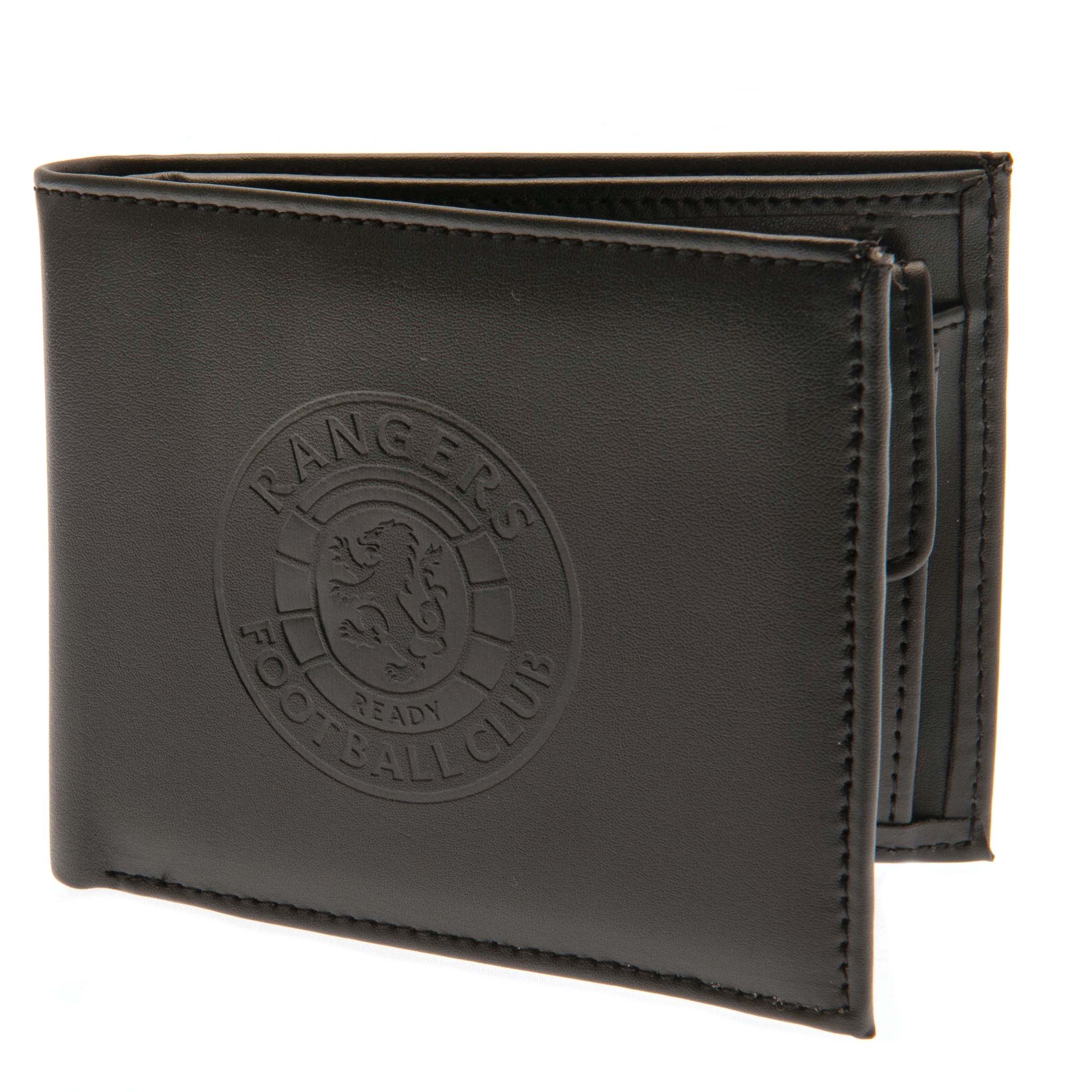 Rangers Leather Wallet for Men - RFID Blocking Slim Bifold Wallet with ID Window - Perfect for Travel, Business & Everyday Use