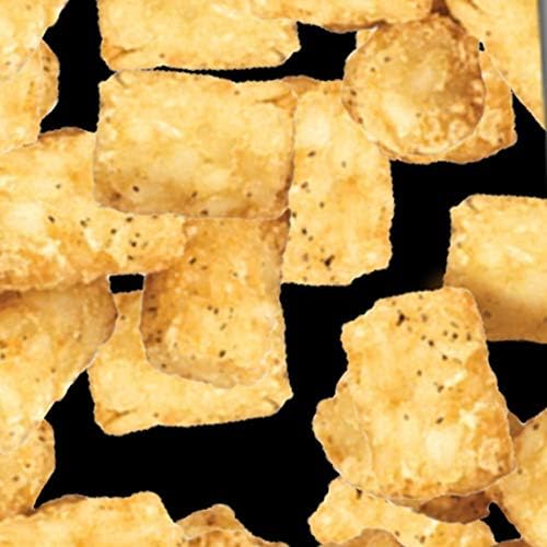 Three Rooker Tater Tots Men's Fast Food Necktie - Funny Chef Tie for Restaurant Workers & Food Lovers - Perfect for Cooking Gifts, Costume Parties & Themed Events