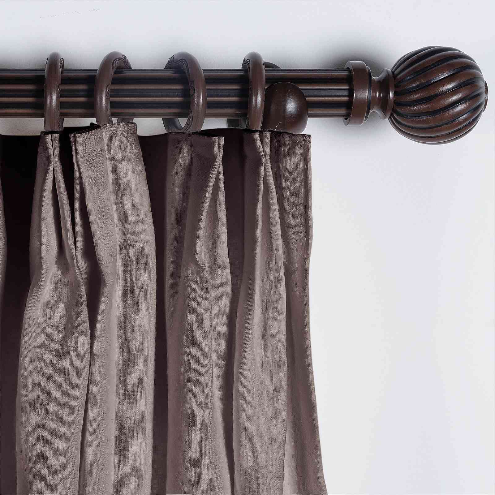 Lacey 100% Linen Drapery Pleated Curtains - Elegant Window Treatments for Living Room & Bedroom Decor