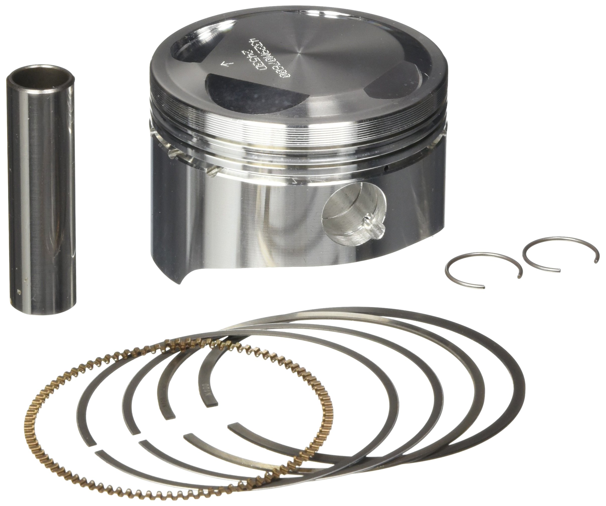 Wiseco 4329M07600 76.00mm 10.5:1 Compression Ratio 253cc High Performance Motorcycle Piston Kit - Black - Perfect for Engine Rebuilds & Performance Upgrades for Dirt Bikes, ATVs & Motorcycles