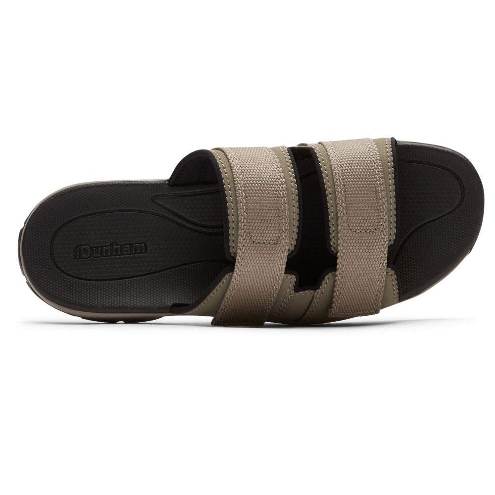 Dunham Men's Newport Slide Waterproof Sandals - Comfortable & Lightweight for Beach, Pool, and Outdoor Activities