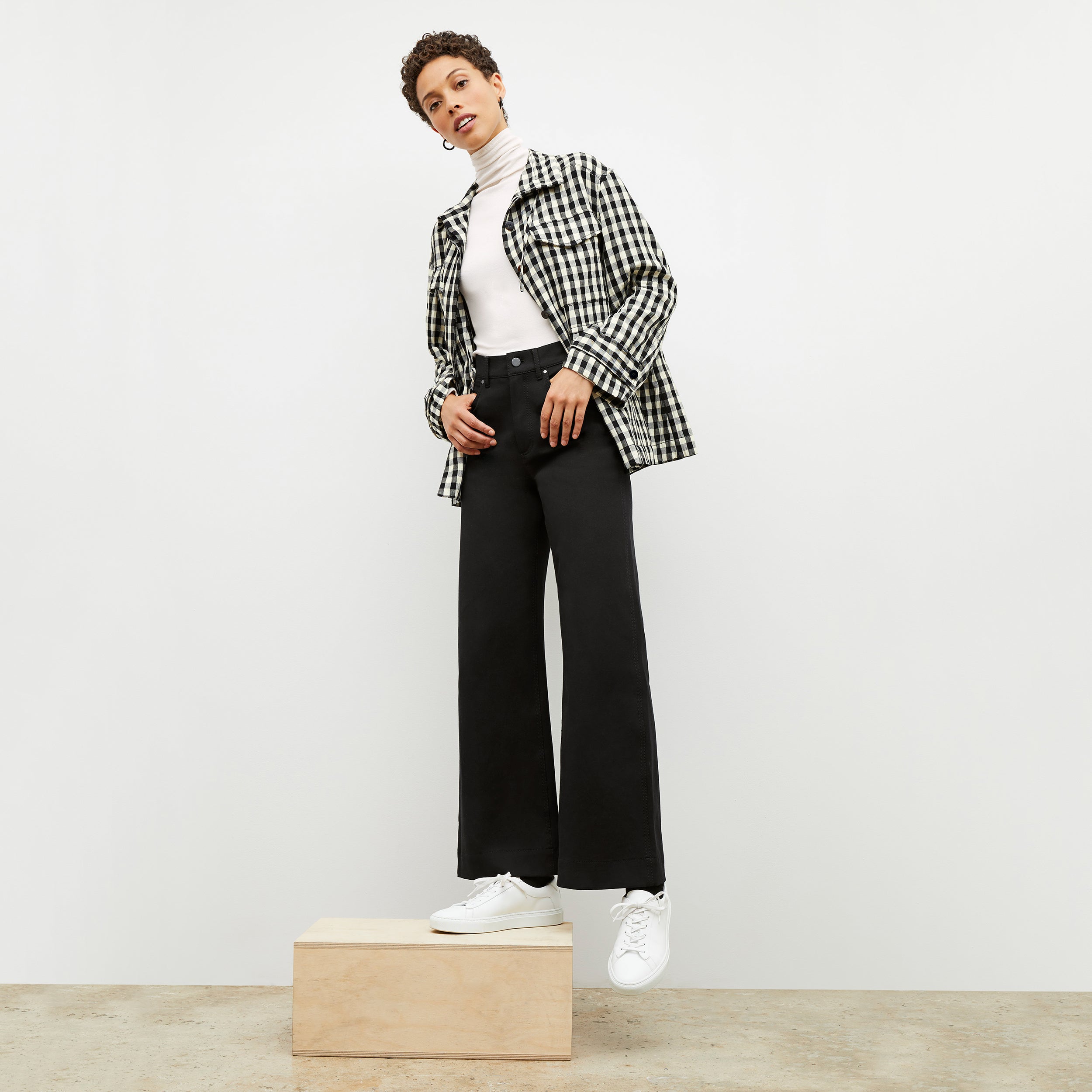 Milo Wide Leg Eco-Friendly Jeans for Women - Sustainable Black Denim Pants - Perfect for Casual Wear, Office Outfits & Street Style Fashion