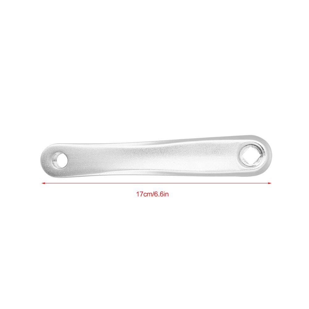Universal 170mm Aluminum Alloy Bike Crank Arm - Left Single Chain Replacement for Bicycle Parts - Perfect for Mountain Bikes, Road Bikes & Cycling Repairs