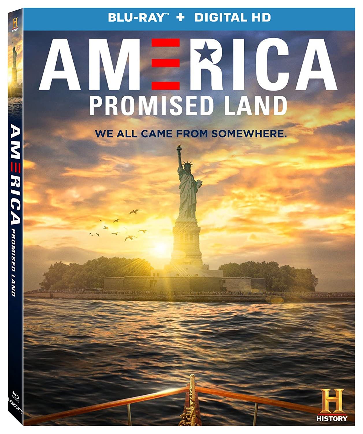 America: Promised Land Blu-ray + Digital HD - Historical Documentary for Home Entertainment & Educational Use