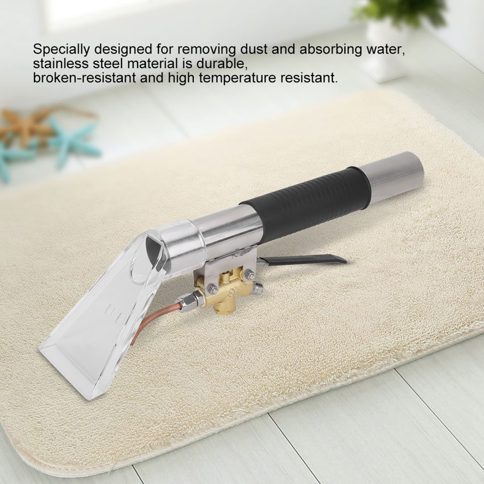Professional Car Carpet Extractor Wand - Heavy Duty Upholstery & Furniture Cleaner Tool for Auto Detailing, Home & Office Use