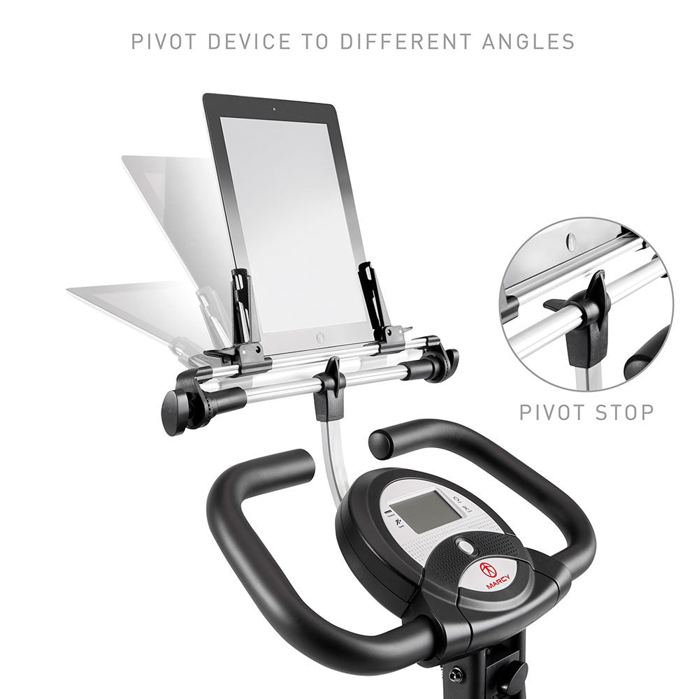 Foldable Bike Media Holder - Marcy NS T Rack | Portable Phone Mount for Cycling, Running & Outdoor Activities | Perfect for iPhone, Samsung & Smartphones