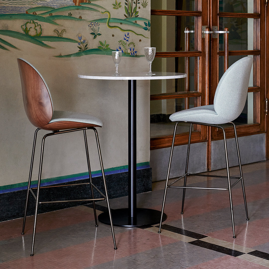 Stylish Beetle Bar Chair with Full Upholstery - Perfect for Kitchen Islands, Home Bars & Modern Dining Areas