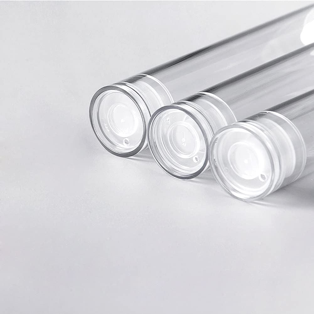 Wresty 12 Pack 15ml Airless Pump Bottles - Vacuum Lotion Containers for Travel, DIY Cosmetic Cream, Makeup Foundation & Toiletries | Leak-Proof Portable Liquid Storage for Skincare, Haircare & Essential Oils