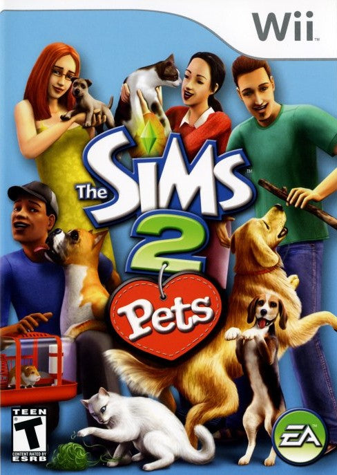 Used Sims 2 Pets Wii Video Game - Complete Edition | Nintendo Wii Simulation Game for Pet Lovers | Perfect for Family Game Night & Virtual Pet Training