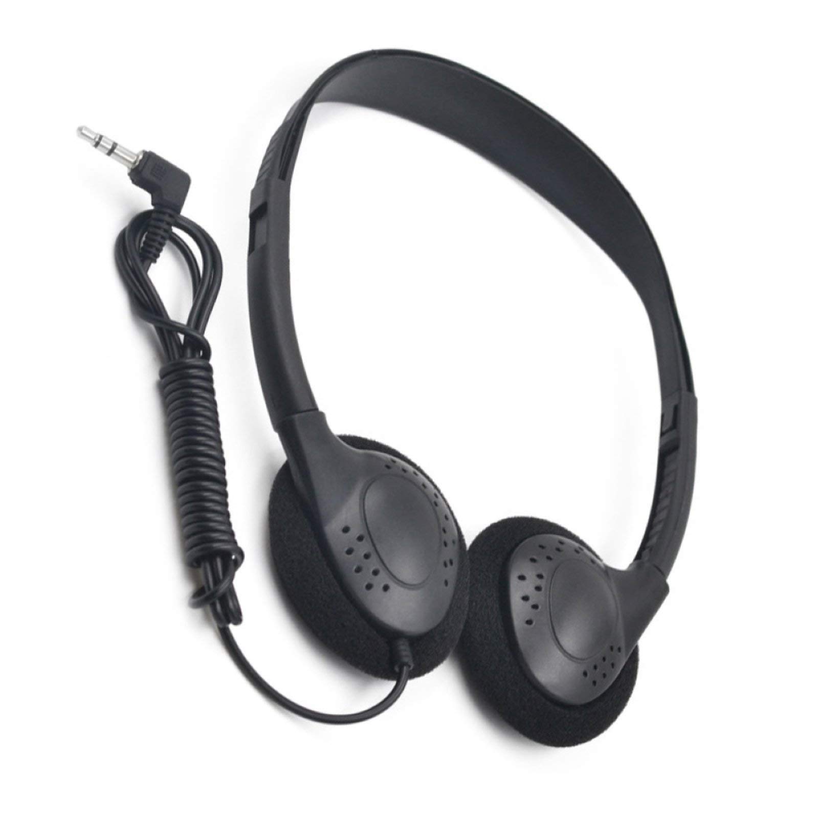FOReverweihuajz Gaming Headset with Hi-Fi Stereo Sound, 3.5mm Wired Over-Ear Headphones with Soft Earmuffs - Compatible with PC, Laptop, TV, Smartphone (Black) - Perfect for Gaming, Music, Movies & Online Meetings