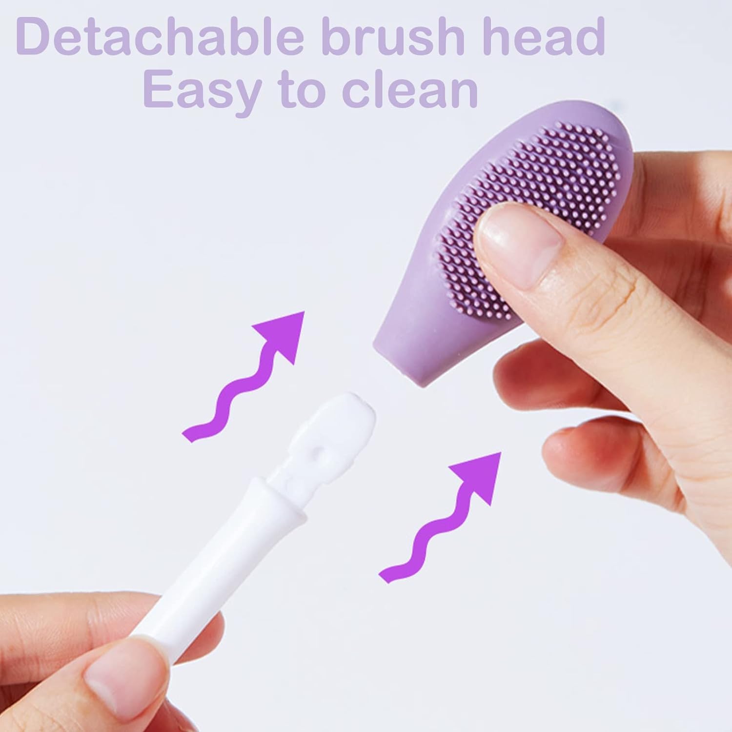 VENIVA Double-Ended Silicone Face Mask Applicator Brush - Soft Makeup Tool for Mud, Clay & Charcoal Masks, Cream & Lotion Application | Perfect for At-Home Spa Days & Professional Skincare Routines