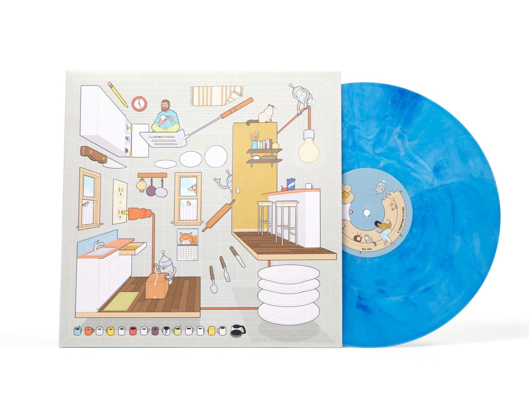 Standard // Blue marble vinyl
