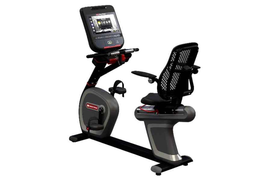 Star Trac 8 Series Recumbent Exercise Bike for Home Gym - Low Impact Cardio Workout for Seniors & Rehabilitation