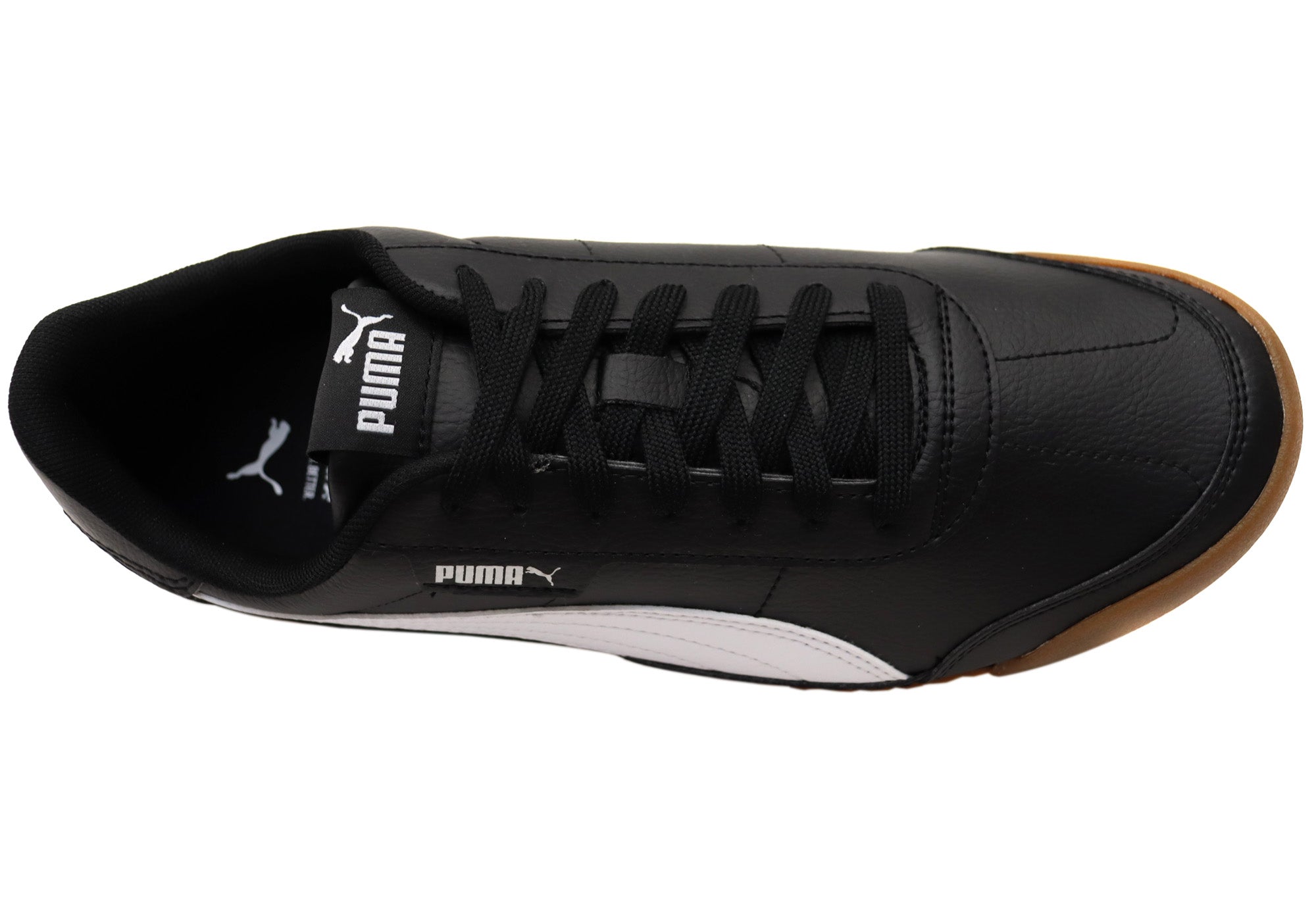 Puma Men's Turino II Comfortable Black & White Lace-Up Sneakers - Running, Walking & Casual Wear for Everyday Comfort