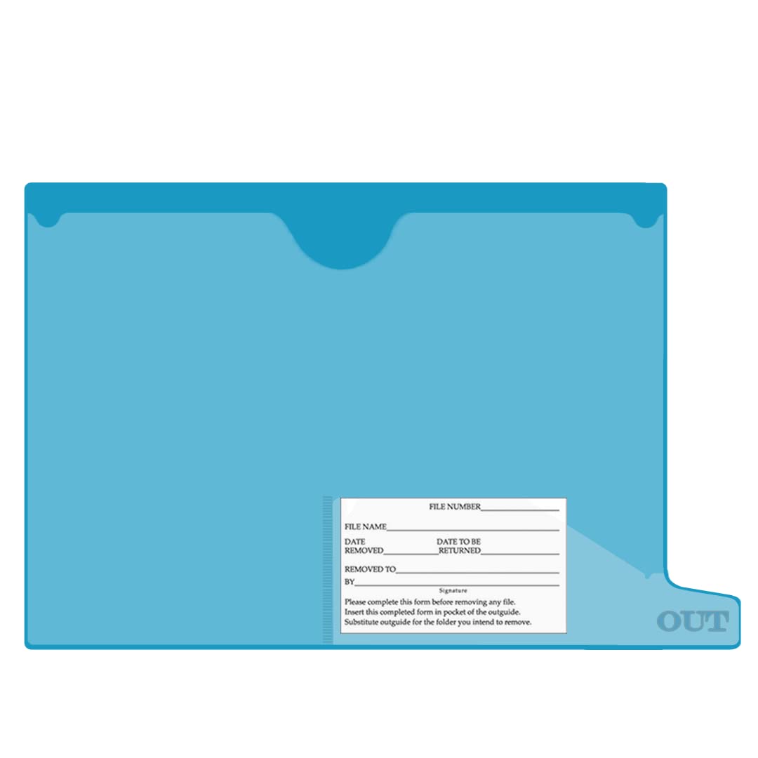 Professional Plastic File Folders - Letter Size 9