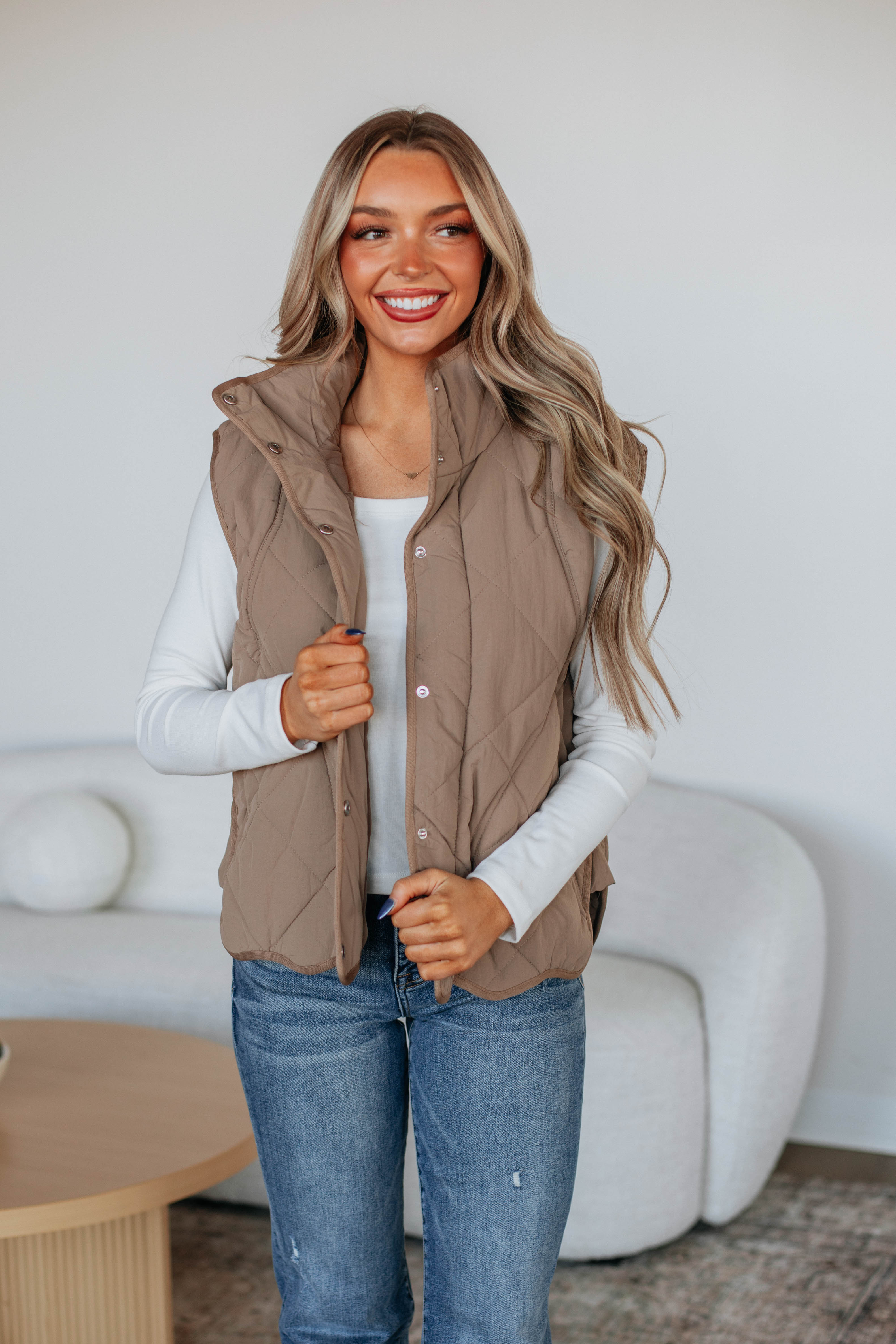 Women's Cobie Quilted Puffer Vest - Lightweight Warm Winter Jacket for Outdoor Activities, Hiking & Casual Wear