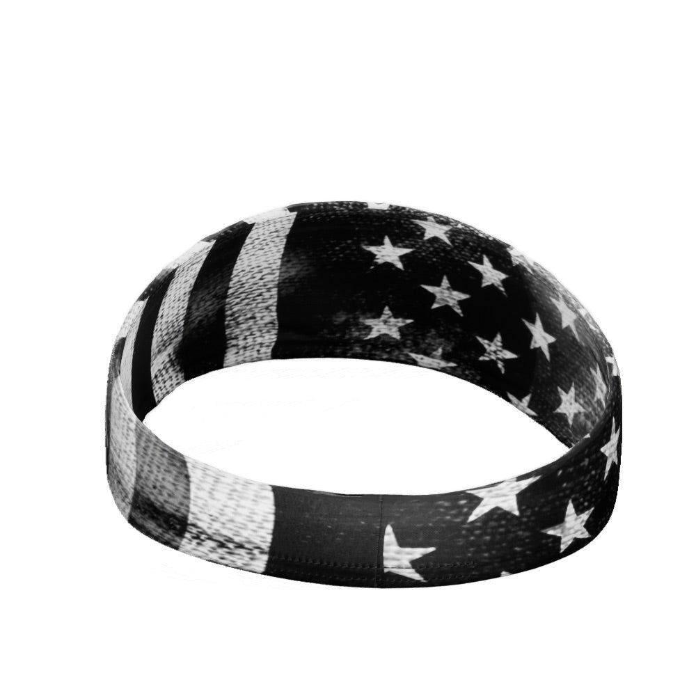Shadow Old Glory Headband - Patriotic American Flag Headband for Women & Men - Perfect for Sports, Workouts, and Outdoor Activities