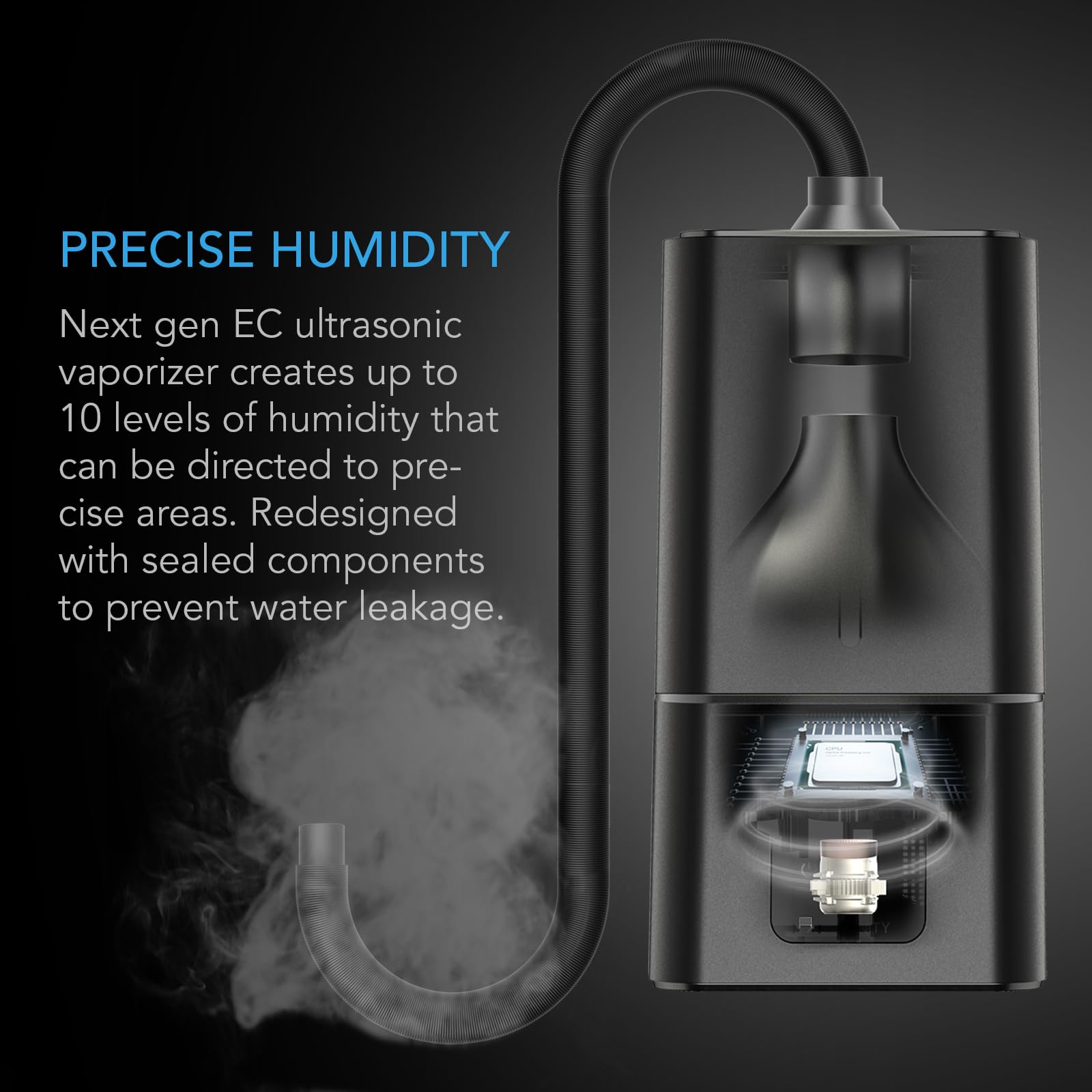 AC Infinity CLOUDFORGE T7 15L Plant Humidifier with VPD Humidity Controls - 10-Level Precision Vaporizer, Extendable Hose & No-Leak Seal for Grow Tents | Perfect for Indoor Gardening, Hydroponics & Greenhouse Climate Control