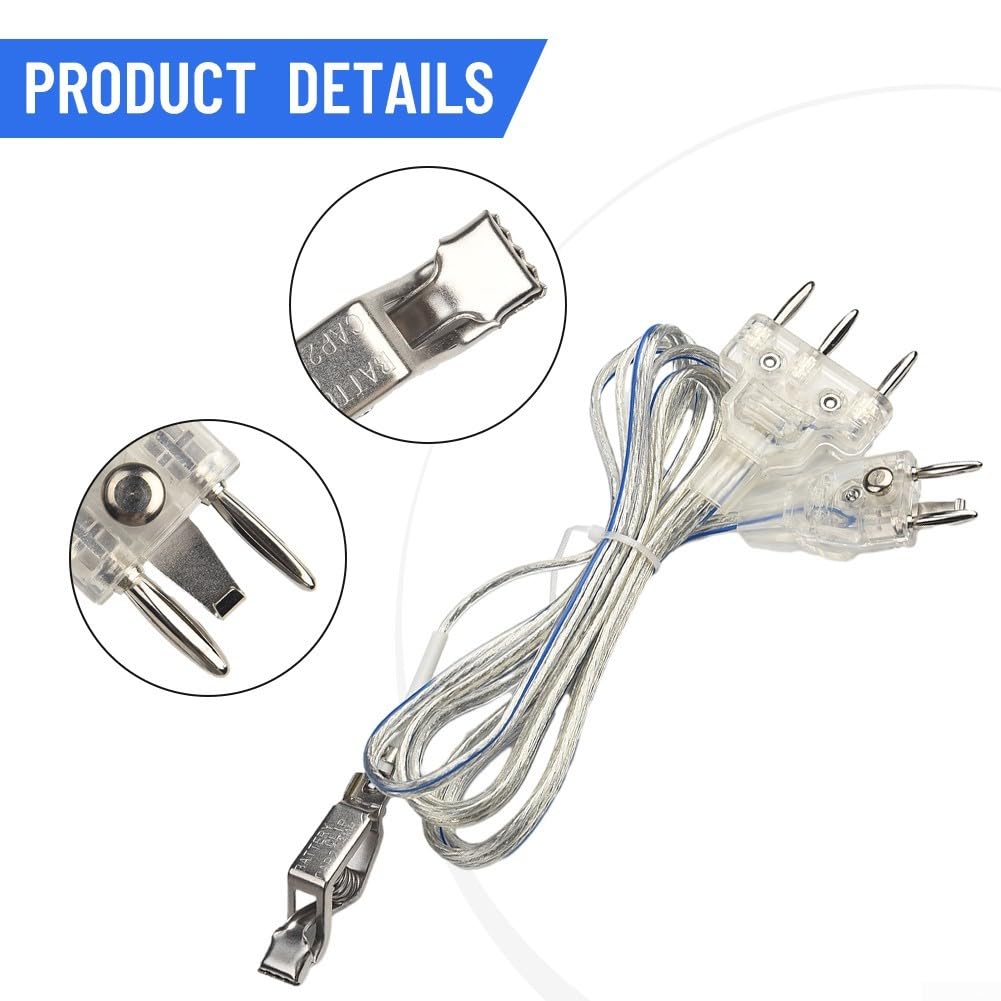 Premium Fencing Body Cords - Durable Plastic & Stainless Steel Foil Body Cord Cable with Hand Line Clamp | Competition & Training Equipment for Foil Fencing | Perfect for Tournaments, Practice & Fencing Clubs